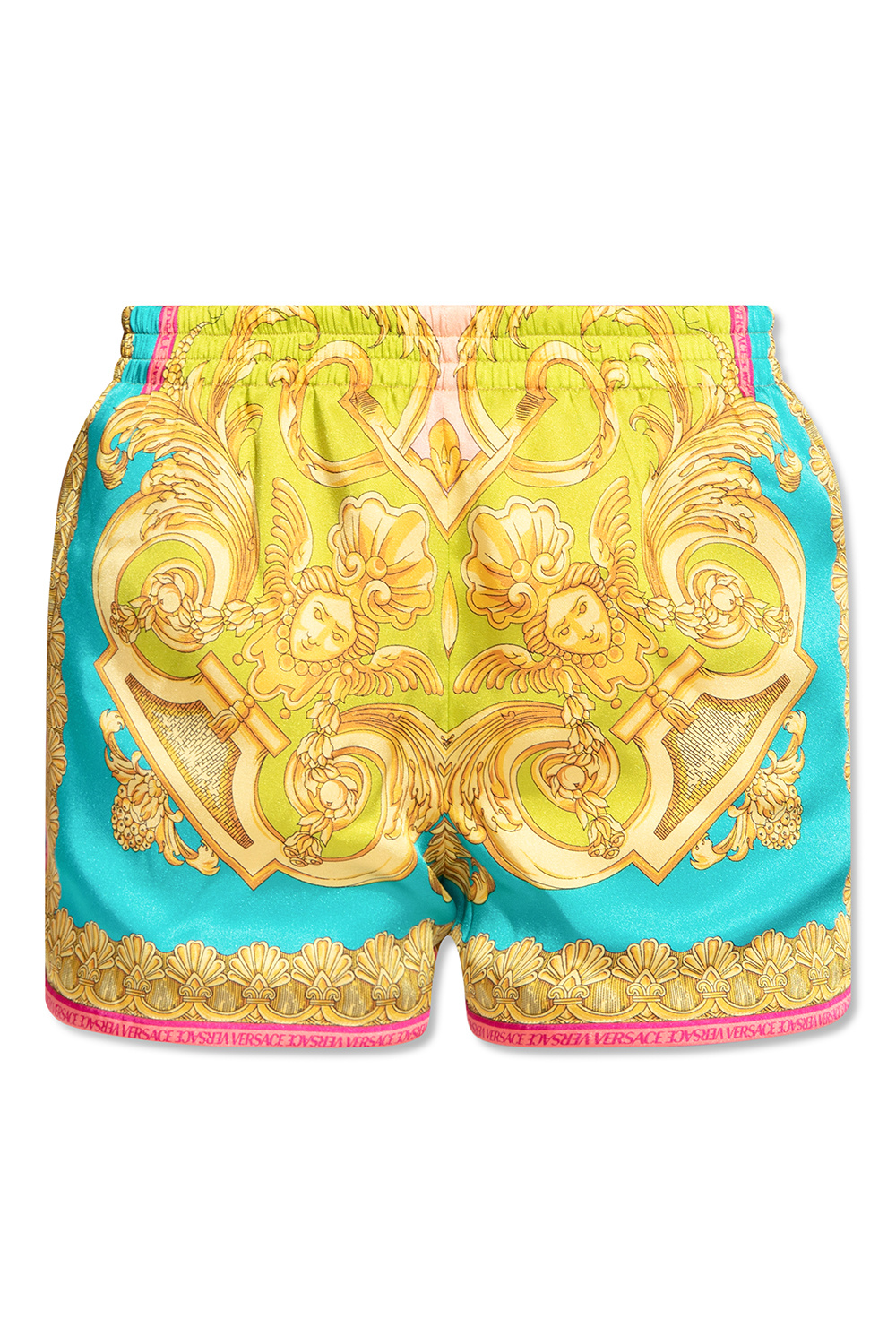 Multicolour Reversible beach shorts Versace - bright cheetah